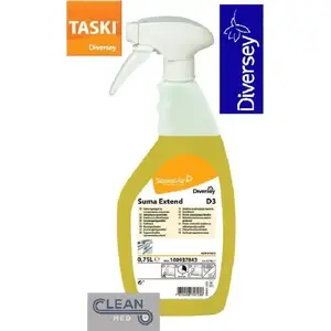 Degreiseris Diversey SUMA EXTEND D3 750 ml — profesionāla virsmu un aprīkojuma tīrīšana