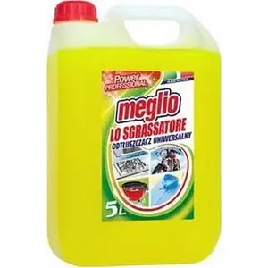Обезжириватель Meglio Odtłuszczacz Lemon 5 л — лимонный очиститель для сильных загрязнений, 5 л