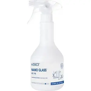 Stikla tīrītājs VOIGT VC-176 NANO GLASS 600 ml (sprejs) — tīrīšana bez svītrām logiem un spoguļiem