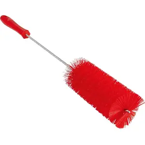 Pipe cleaner Vikan 50 cm, Ø 6 cm, red, polyester/PP/stainless steel, medium