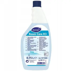 Vannas istabas tīrīšanas līdzeklis 750 ml, Diversey Room Care R3 – koncentrēts tīrīšanas šķīdums