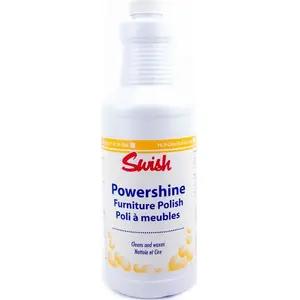 Средство для полировки мебели Swish Powershine 946 мл — нанесение блеска и уход за древесиной и ламинированными поверхностями
