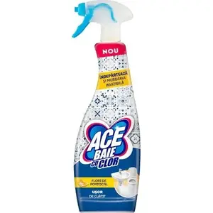 Vannas istabas aerosols Feda SPRAY DO ŁAZIENKI ACE Chlor 650 ml — dezinfekcijas līdzeklis sanitārajām virsmām
