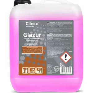 Grīdu tīrīšanas līdzeklis Clinex Glazur 5 l — koncentrāts flīzēm, glazētiem un akmens virsmām