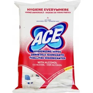 ace dezinfekcijas salvetes 40 gab. — mitrās virsmu tīrīšanas salvetes