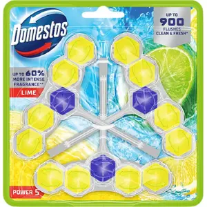 Tualetes pakaramais Domestos Power 5 50 g laims, 3 gab.
