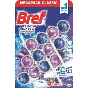 Tualetes bloks Bref Active Lavanda 3×50 g — tīrīšanas bloks, universāla piemērotība