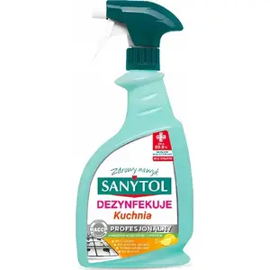Kitchen Spray SANYTOL Professional 750 ml — surface disinfectant and cleaner