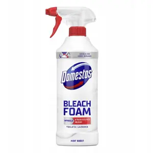 Tīrīšanas putas Domestos Bleach Foam Mint Boost 435 ml – balinošas un dezinfekcijas putas virsmām