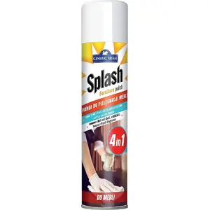 Mēbeļu kopšanas putas Splash 300 ml — Splash Pianka 300ml koka un pārklātām virsmām