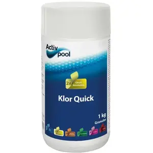 Хлор в гранулах sera ActivPool Klor Quick 1 кг — быстрое дезинфицирующее средство для бассейна