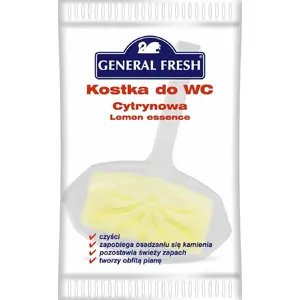 Подвесной блок для унитаза General Fresh Kostka do WC 35 г Лимон | General Fresh