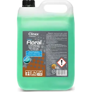 Floor cleaning liquid Clinex Floral Ocean 10L – streak-free glossy finish, fragranced