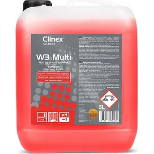 Концентрированное средство Clinex W3 Multi 5 л — для санузлов и ванных комнат