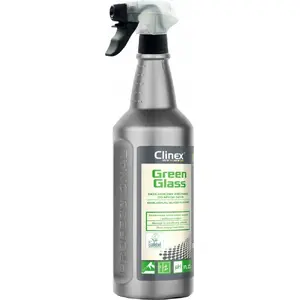 Средство для мытья стекол Clinex Clinex Green Glass 1 л — экологичный раствор для окон и поверхностей