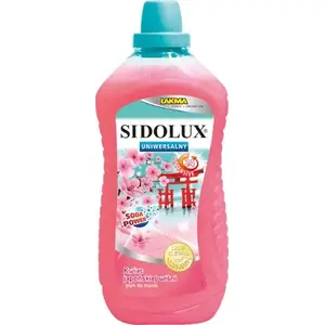 Универсальная чистящая жидкость Sidolux 1 л — аромат японской вишни