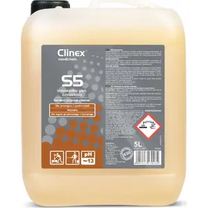 Средство для уборки Clinex S5 универсальное от стойких загрязнений 5 л