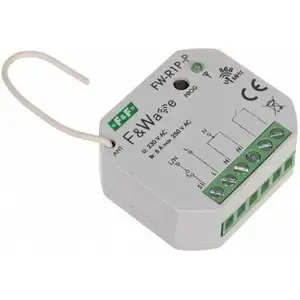 Bistable Single Radio Relay FF FW-R1P-P with Multifunctional Mounting, Power 85–265V AC/DC