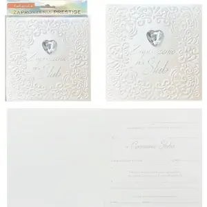 Wedding Invitation Cards TEKA model 580670 — pack of 5