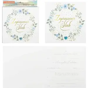 Wedding Invitation Cards KUKARTKA set of 5