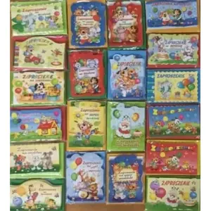 Children's Invitation Cards Panorama pack of 10, mixed designs, Panorama 338813