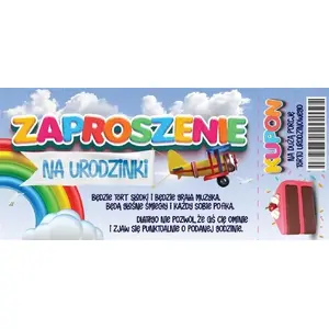 Dzimšanas dienas ielūgumi Yeku Zaproszenie Urodziny (10 gab.)