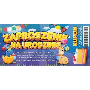 Yeku Ielūgumi dzimšanas dienai 10 gab. — papīra ielūgumi, komplekts 10 gab.