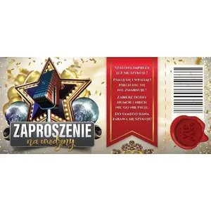 Ielūgumu kartītes Yeku Zaproszenie Urodziny komplekts 10 gab. — Yeku
