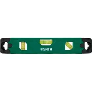 Sata Magnētiskā līmeņrādis 17 cm GL91621SM — magnētiska mērlente metāla virsmām