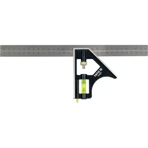 Square YATO YT-70771 stainless steel 1 pc, precision layout and angle measuring tool