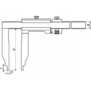 Caliper Gimex SUWMIARKA 400 MAJD 0,05 16 Jaws 150 mm measuring tool