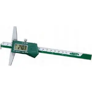Dziļuma mērītājs INSIZE GLEBOKOSC. CYFR. 150/100 MAGF HAKOWY digitālais, 150 mm ar magnētisku pamatni