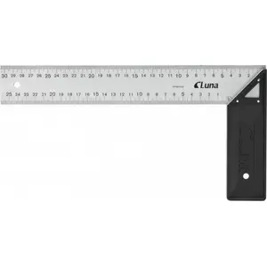 Aluminium try square Luna ALU 300 — Luna 281060301, 300 mm