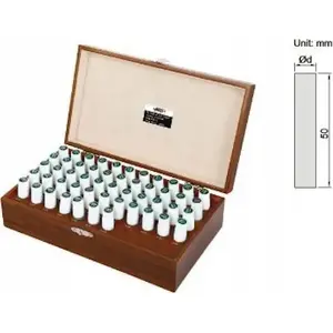 Measuring Roll Pins Set INSIZE 41 pcs (size range 1–5) model 4166-411