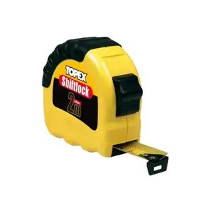 Measuring tape Topex ShiftLock 2 m (27C302) – retractable steel tape with lock