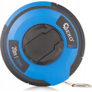 Tape Measure GEKO G01468 — steel blade 20 m × 13 mm, retractable measuring tape