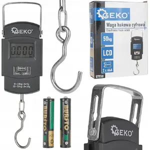 Digital Hook Scale GEKO G71150 — 50 kg capacity