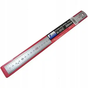 Стальная линейка Słowik Stållineal 300×25×1,0 мм — Shinwa H101c