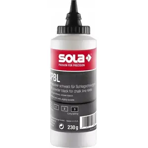 Chalk Powder Sola KREDA W PROSZKU CPBL 230 Black 230 g, SOLA measuring accessory