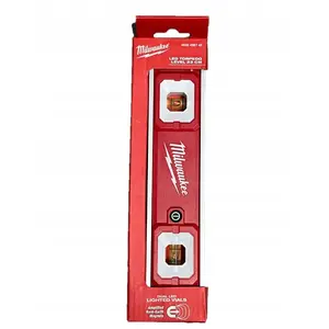 Torpedo Level with LED Illumination MILWAUKEE 4932498742, compact pocket spirit level