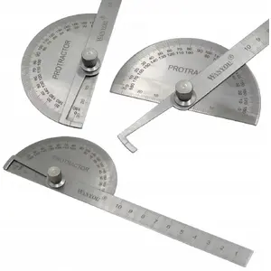 Leņķa lineāls 100 mm nerūsējošais tērauds — Drel W72P431