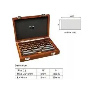 Measuring Gauge Block Set INSIZE 103 (Class 1) — precision reference blocks