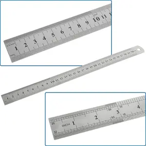 Stainless Steel Straight Ruler GEKO G29069 300 mm