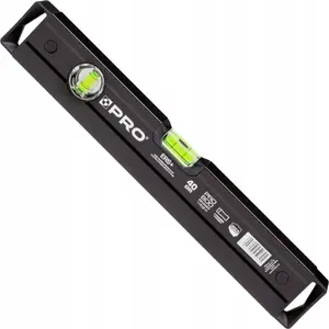 Spirit level PRO Series 800 painted black 40 cm