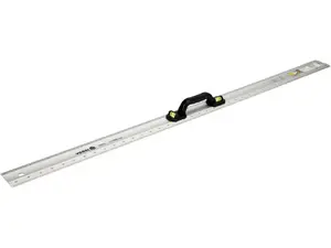 Ruler Vorel 19755 — aluminium with PVC coating, 1000 mm length, 60 mm width, 3.8 mm thickness
