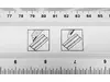 Ruler Vorel 19755 — aluminium PVC 1000 mm Photo 3