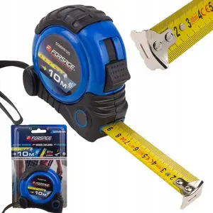 Measuring tape Forsage F-5096P6125 10 m × 25 mm steel blade retractable