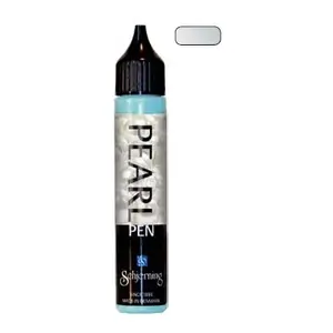 Pearl Pen silver 28 ml liquid paint, Schuller Schjerning Pearl Pen 28 ml