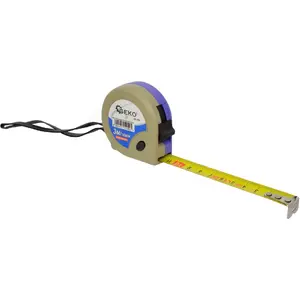 Tape Measure GEKO G01403 — 3 m length, retractable measuring tape