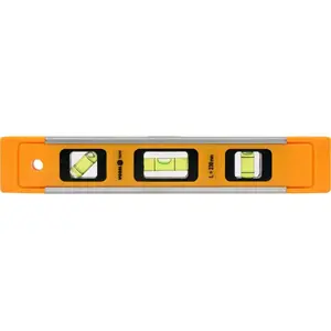Spirit level Vorel 16300, aluminium body, 1-piece, compact measuring tool